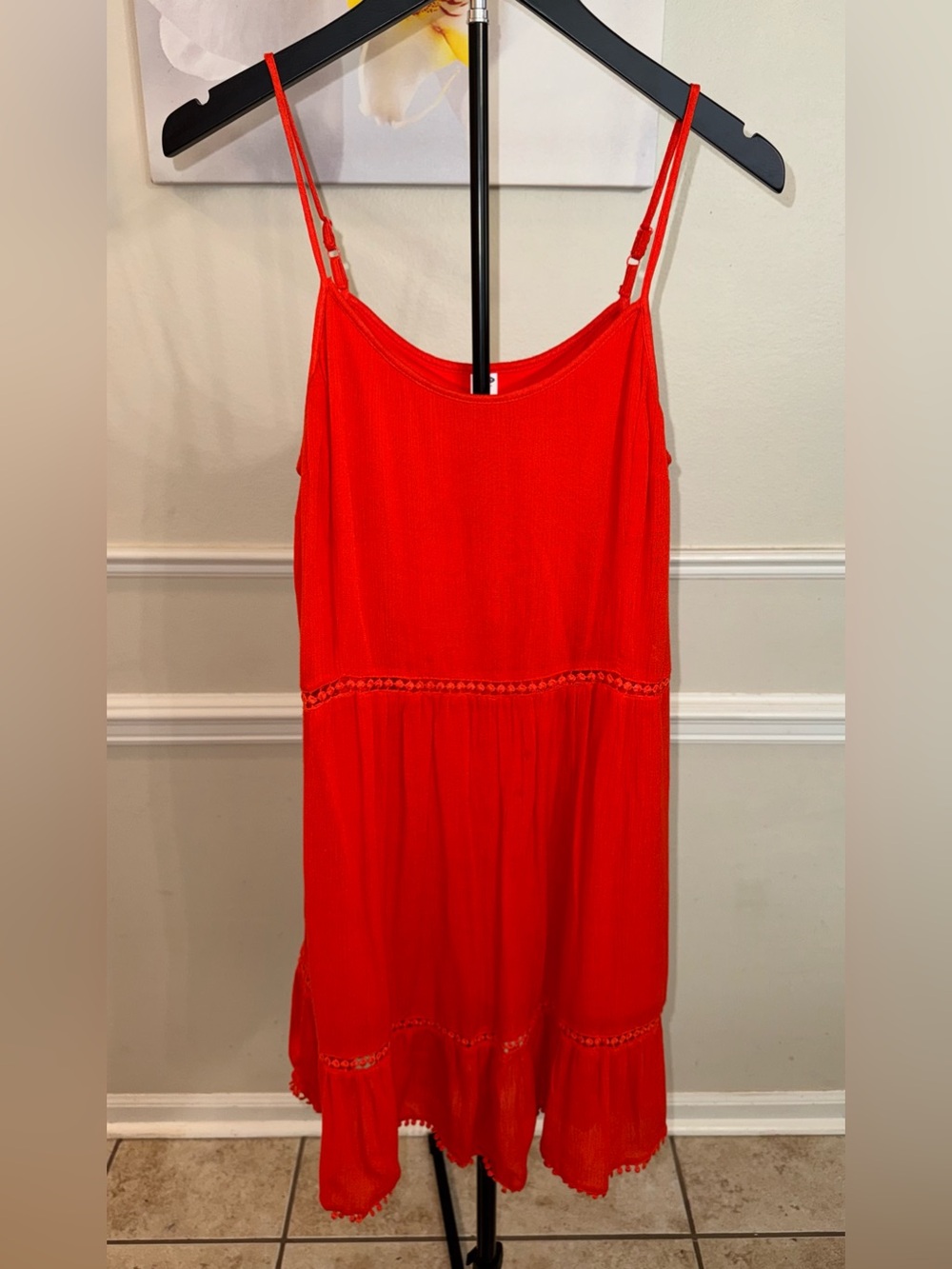 Old Navy Hot Tamale Sleeveless Mini Cami Summer Dress! Size Small.